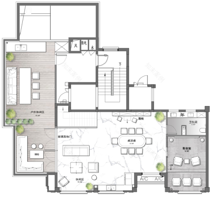 象山民宿、税务局大厅改造等——17 级室内设计优秀作品展示-49