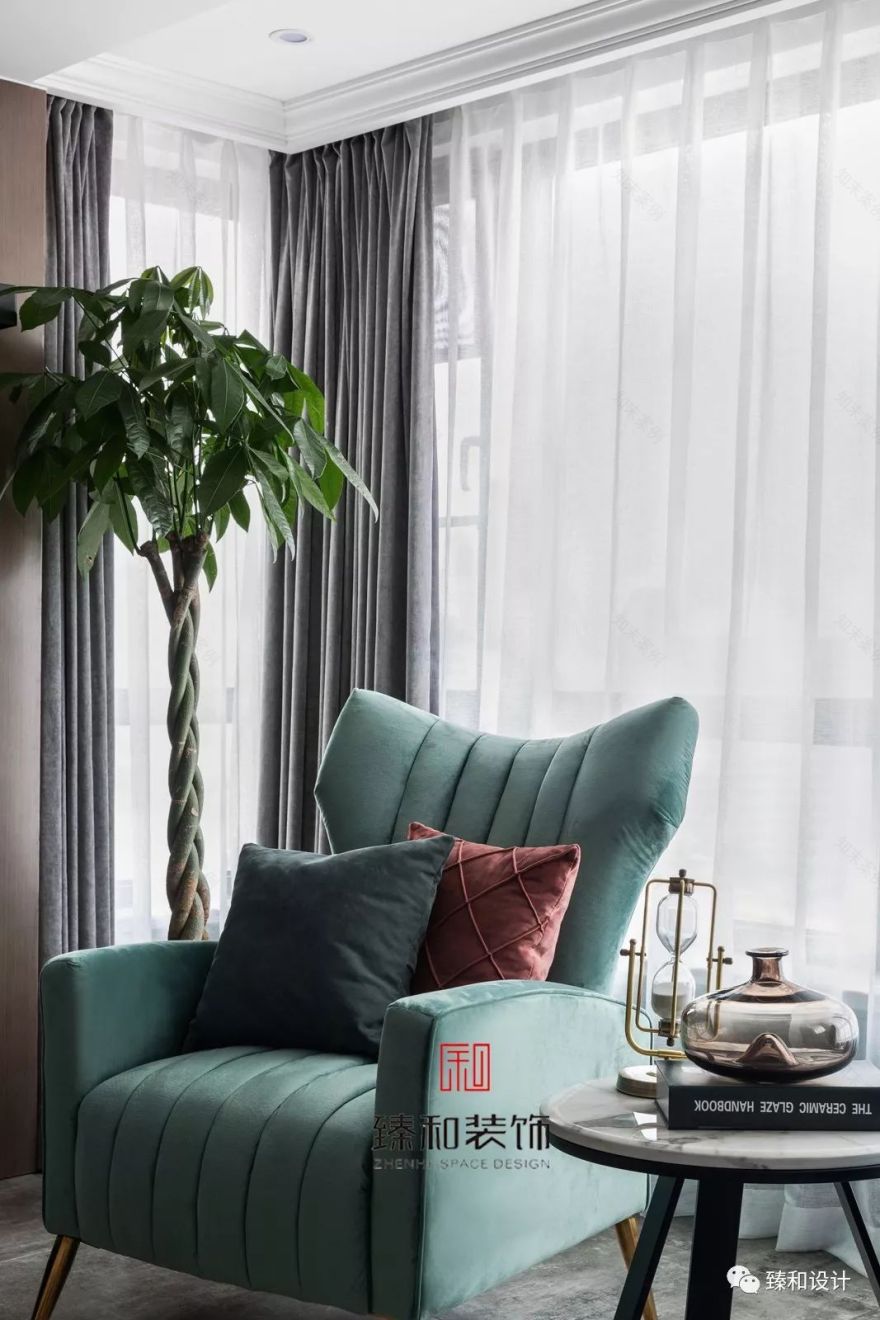 现代舟山海洲新天地家居设计,温暖色彩与空间完美融合-18