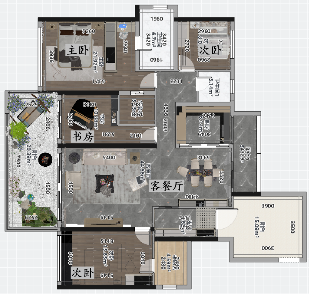 滨江樾城丨洛克尚品全案设计中心-10