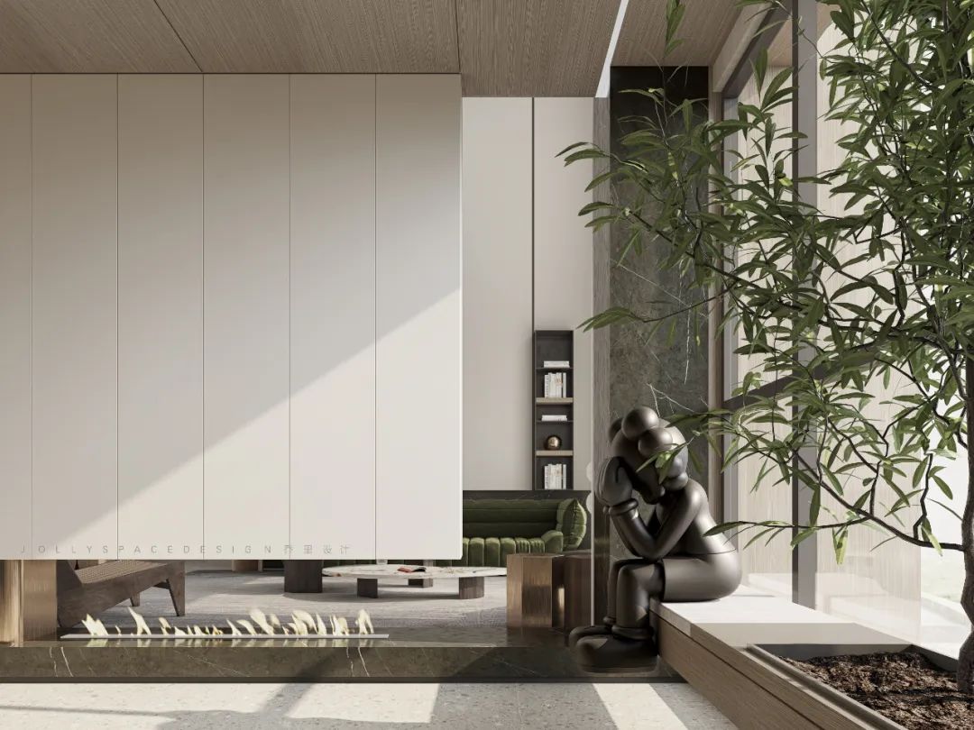 东莞璞邸 | 曲线之美,诠释顶层复式住宅设计-16