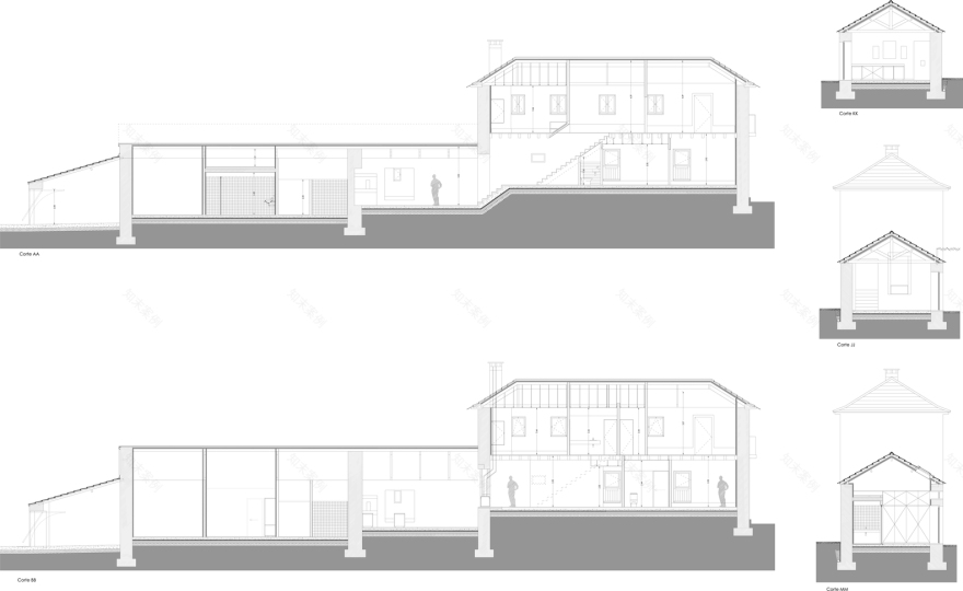 葡萄牙 Airães 村 19 世纪乡村住宅的精致翻新-20