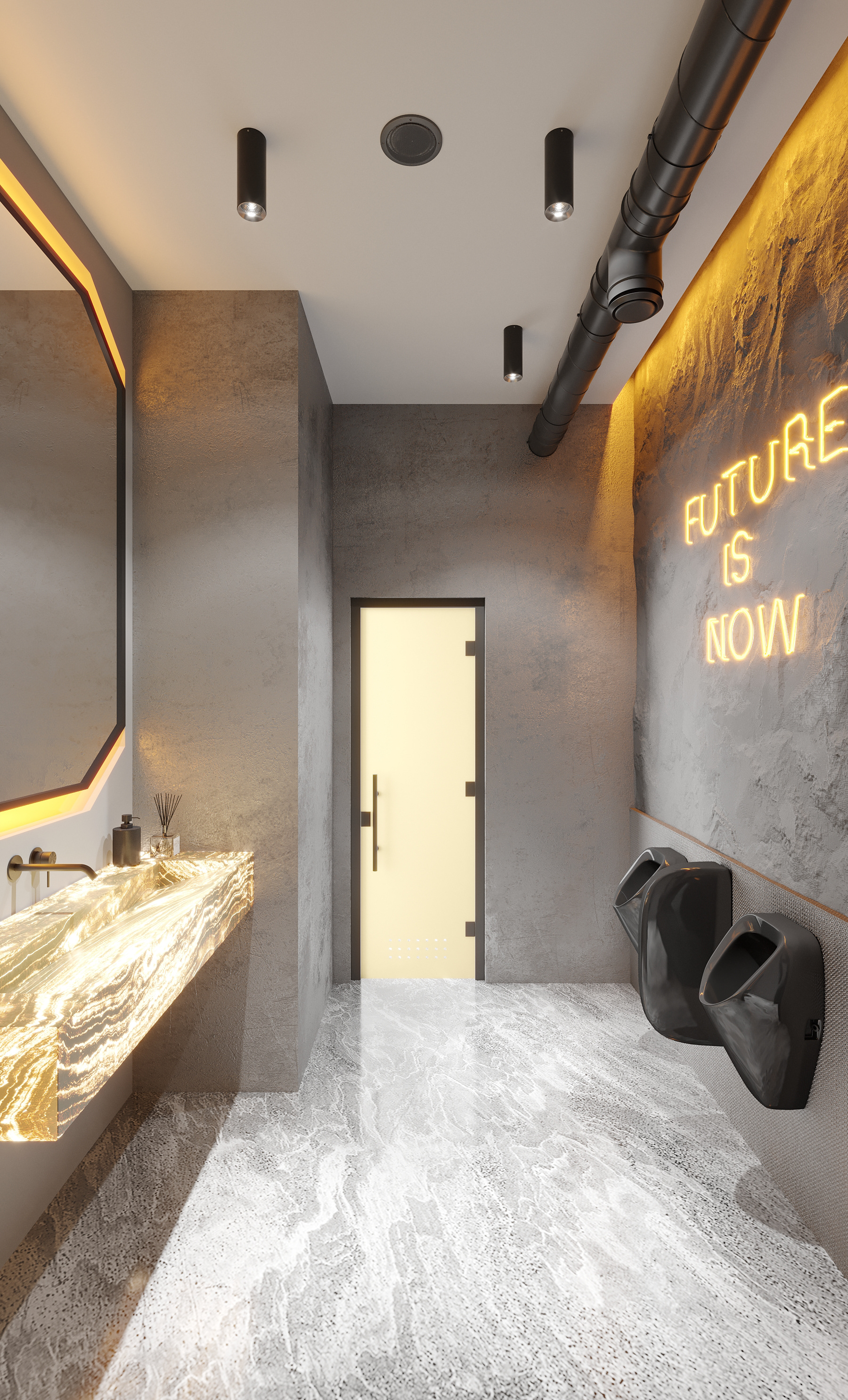 Gavhar 男士洗手间设计丨乌兹别克斯坦丨Ahmed Calart,Beck Rakhimov-2