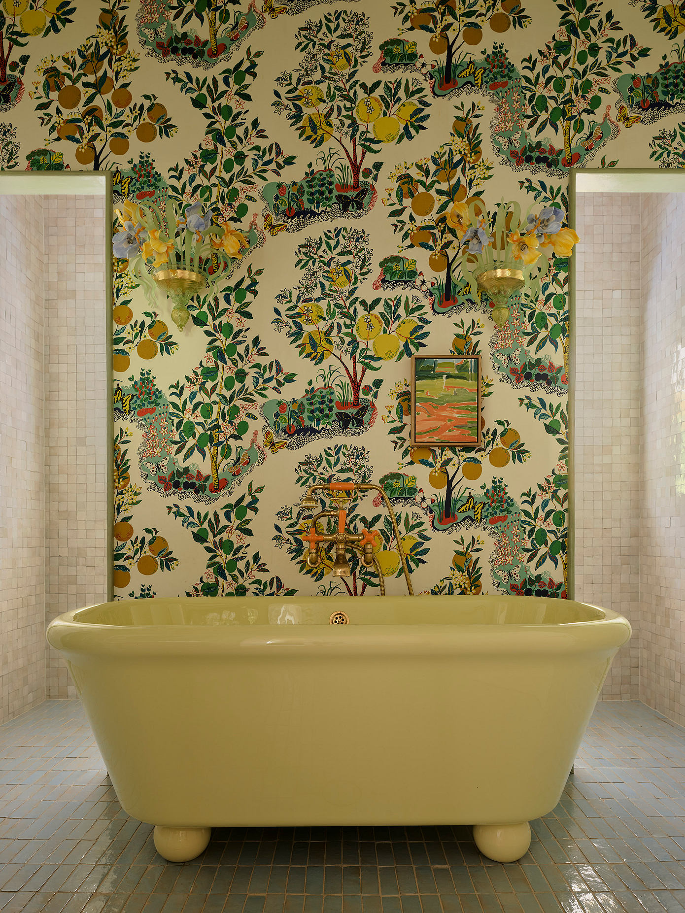 Plantasia: Surreal Family Retreat Drenched in Botanical Color Tones-8