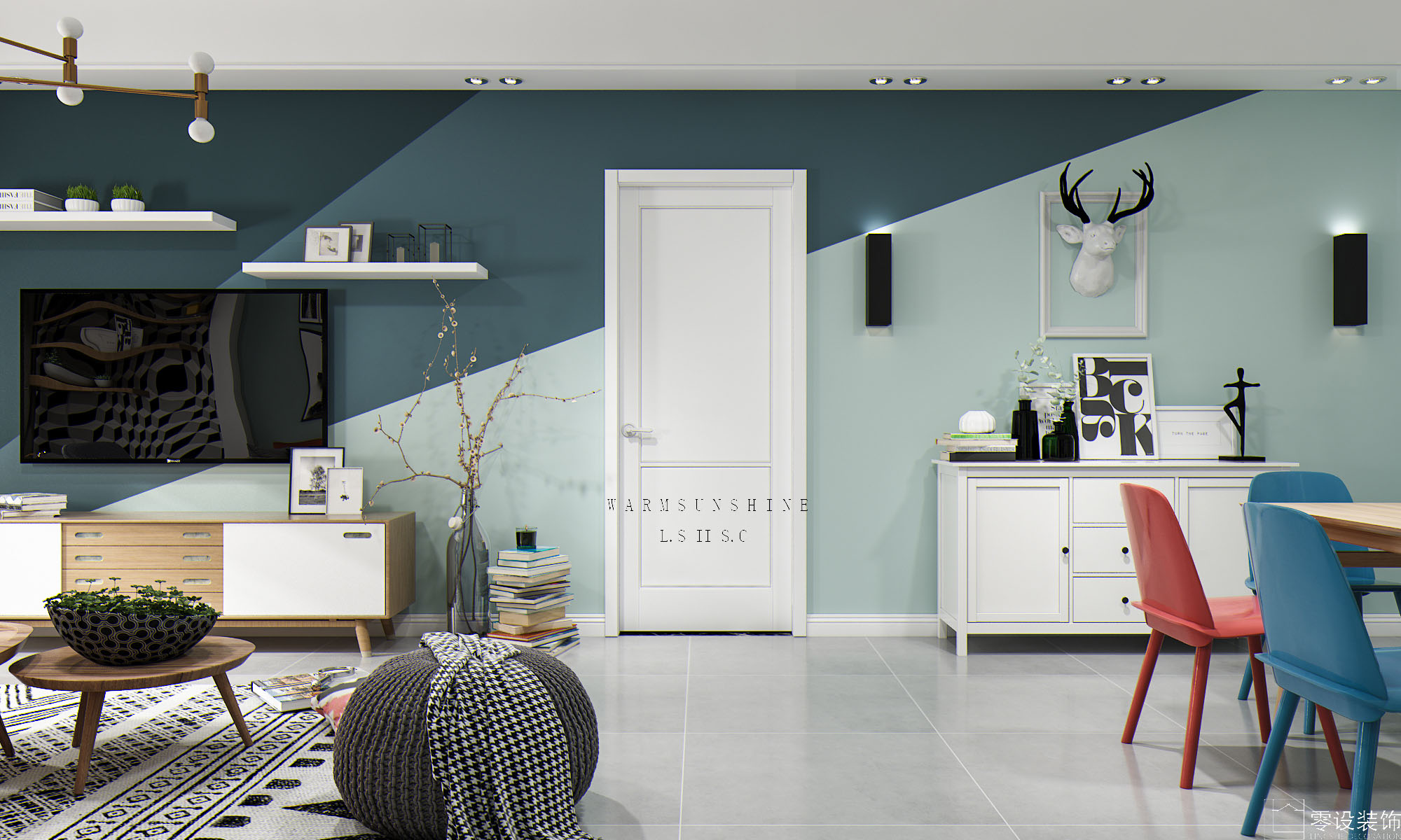 北欧风小宅，温馨宜居的回型空间设计-38