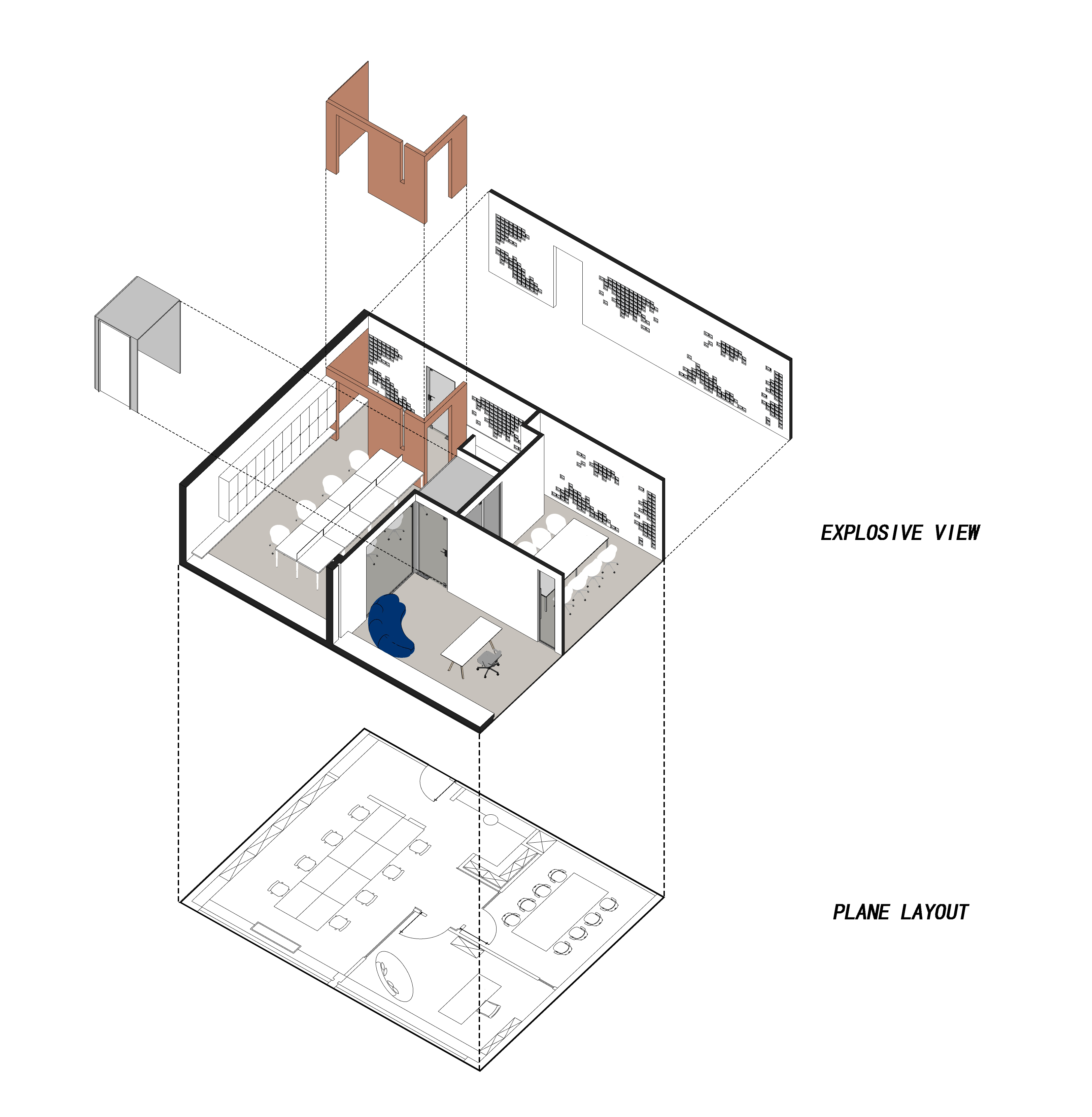 “像素”+“红盒”·山姜网络办公室丨中国通州丨开物营造-12