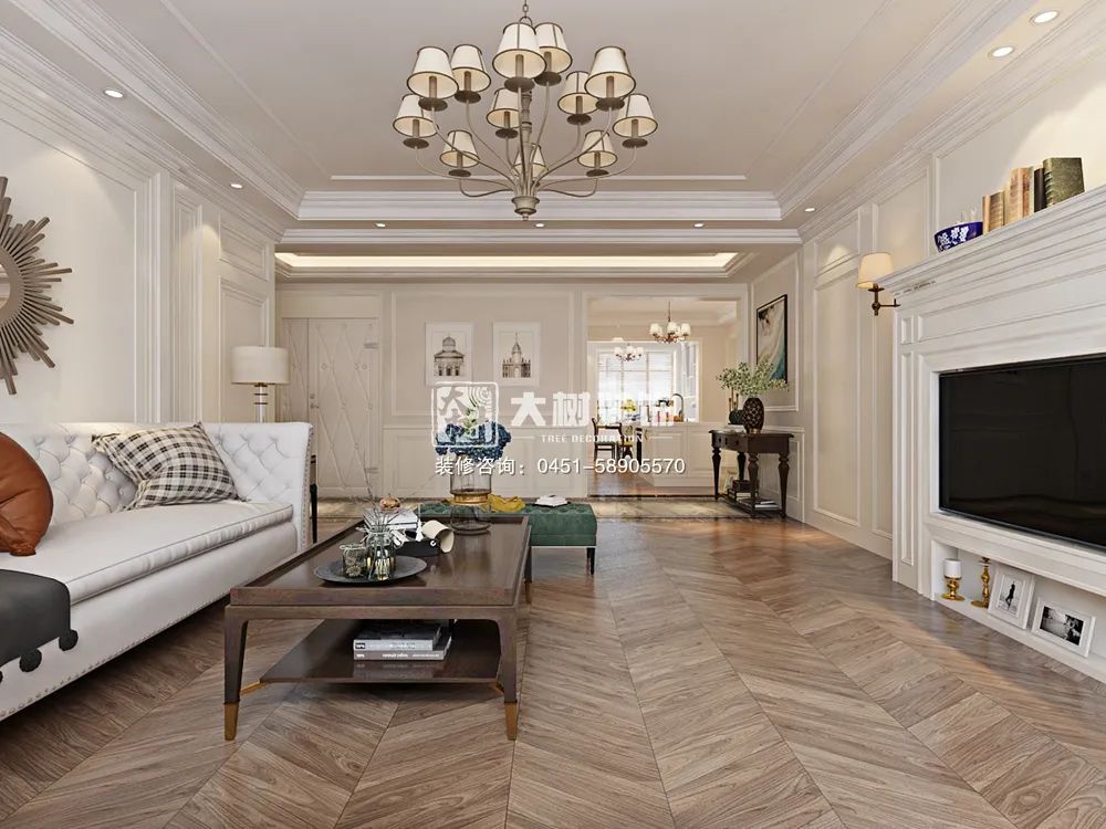 哈尔滨招商贝肯山 127㎡美式新居,温馨舒适-19