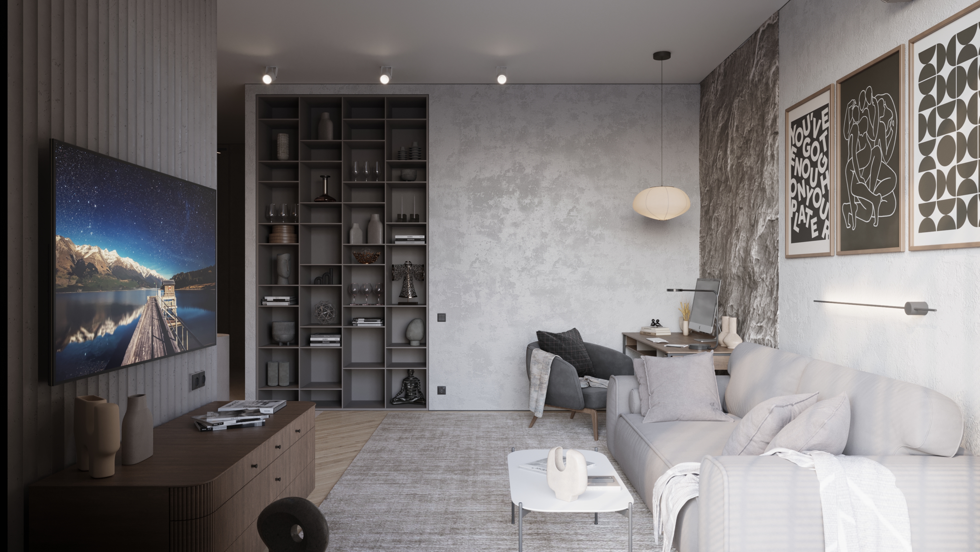 Проект квартири 65.00 м² ЖК River Stone-2