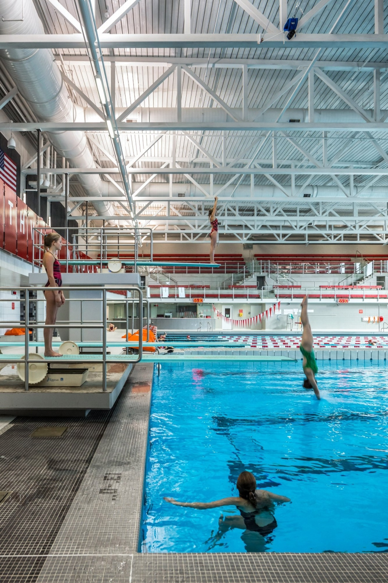 Michigan 北景高中校园翻新,连接现代与传统-19