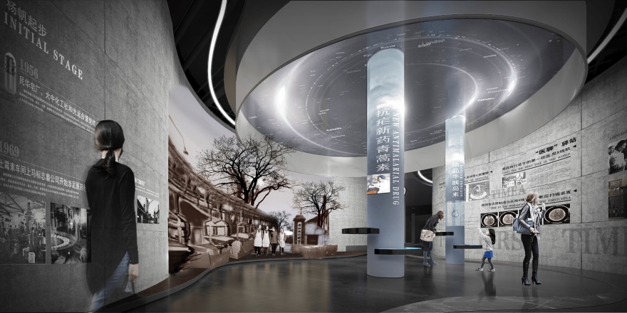 椒江绿色药都小镇医药博物馆展厅设计丨森克思科技-19