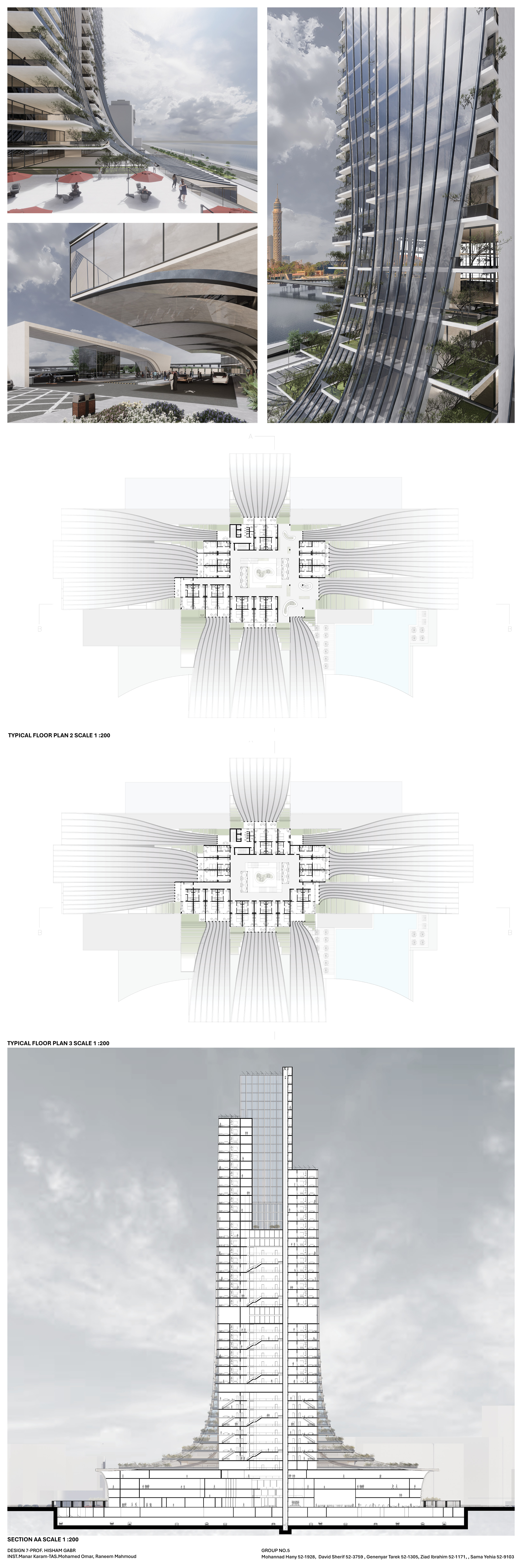 ASCENDRA - A Symbolic Cultural Skyscraper on the Nile-5