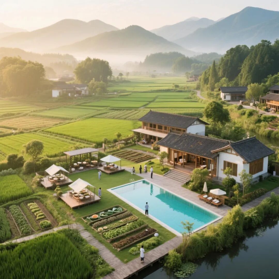 华中城郊秘境康养疗愈营地：中草药种植疗愈综合体规划设计建造运营-4