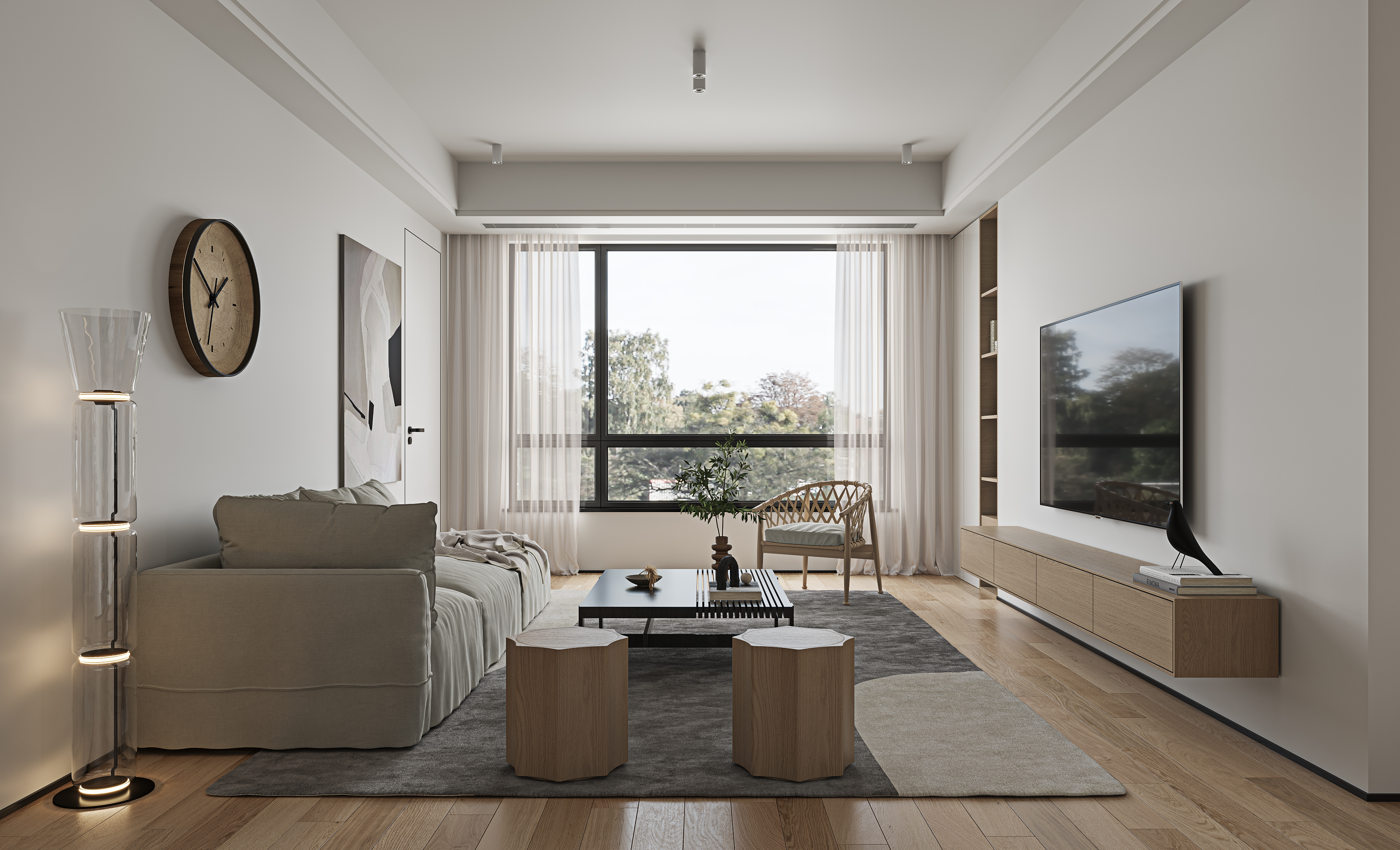 现代原木风家装-14