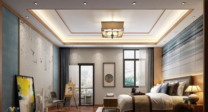 东莞高尔夫别墅新中式设计-24