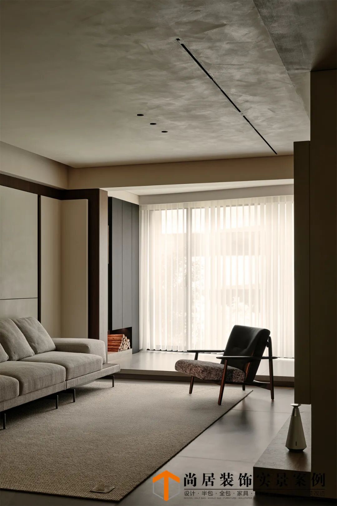 尚居实景案例丨60w打造出的140平暗调空间丨中国南京丨尚居装饰-13