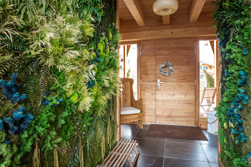 法式阿尔卑斯山现代红 ski Chalet-23