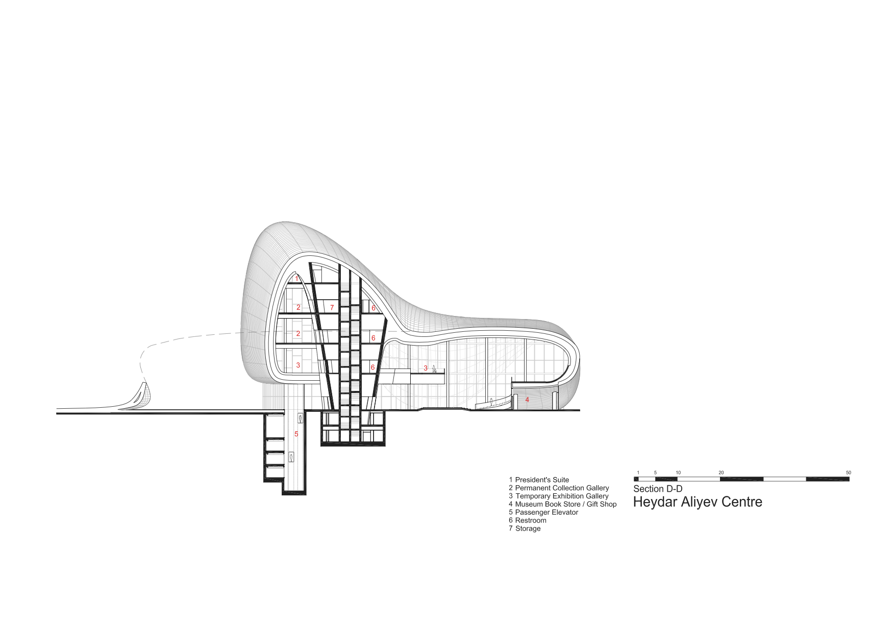 Heydar Aliyev文化中心丨阿塞拜疆丨扎哈·哈迪德建筑事务所（Zaha Hadid Architects）-27