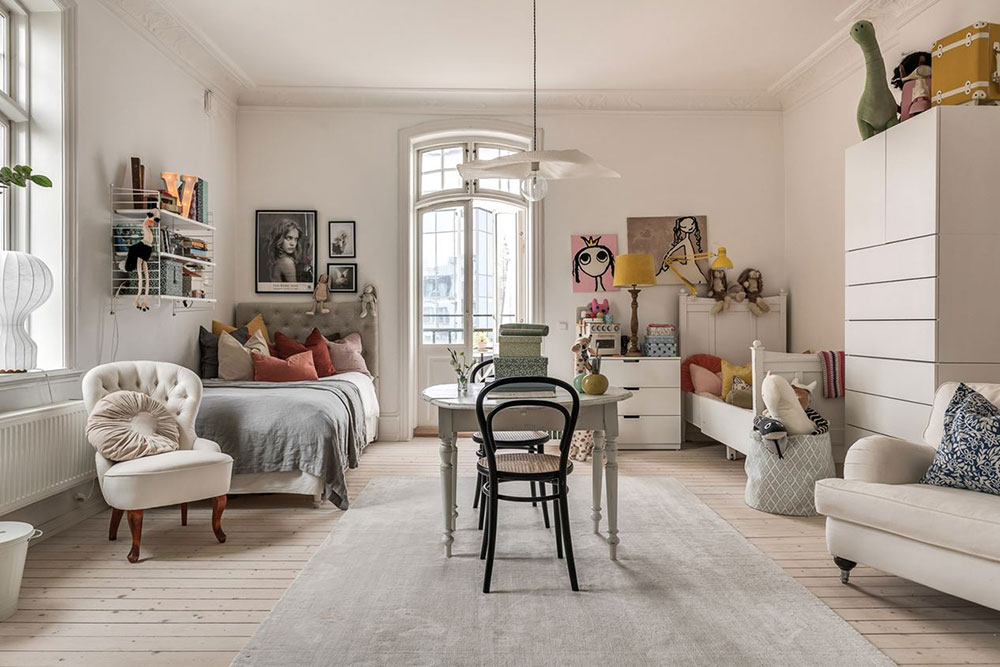 赫尔辛堡宽敞明亮公寓的温馨设计-18