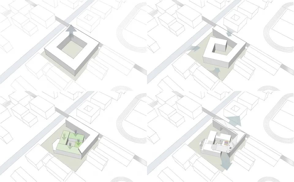 乐清育英寄宿学校 | 螺旋体建筑的丰富空间与创新教育理念-20
