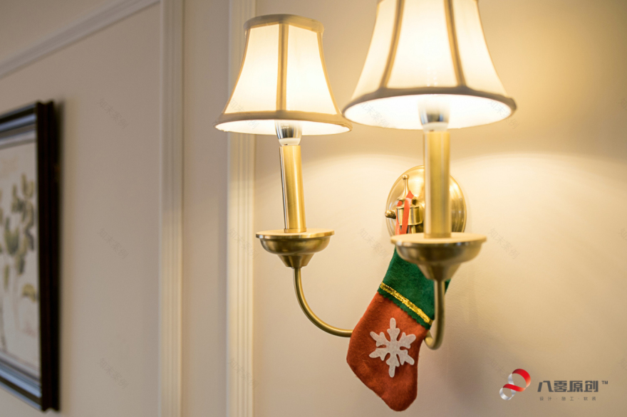 淄博颐丰花园 170㎡美式风家居设计-13