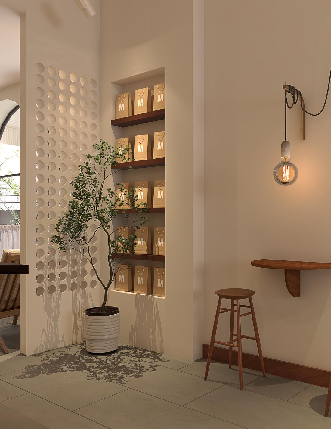 L 型甜品店的空间革命-13