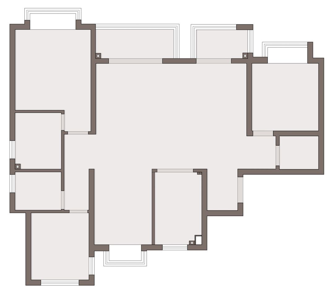 南京大名城紫金九号法式浪漫住宅设计丨中国南京丨花漾美作·空间设计-10