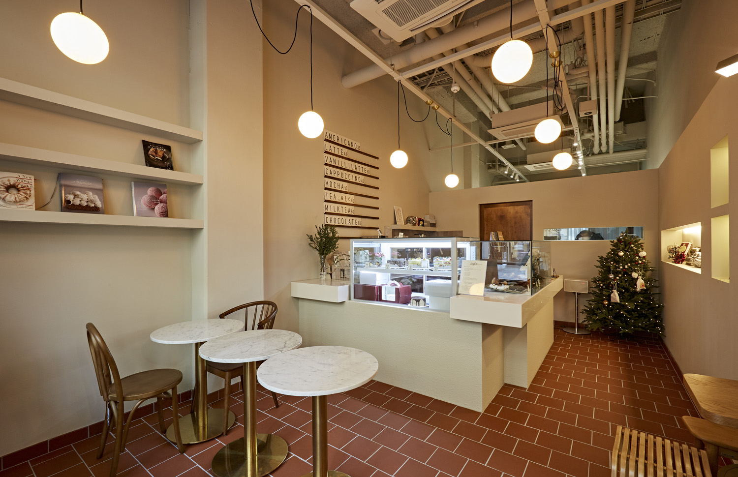 韩式小清新 14 坪甜品咖啡厅设计-4