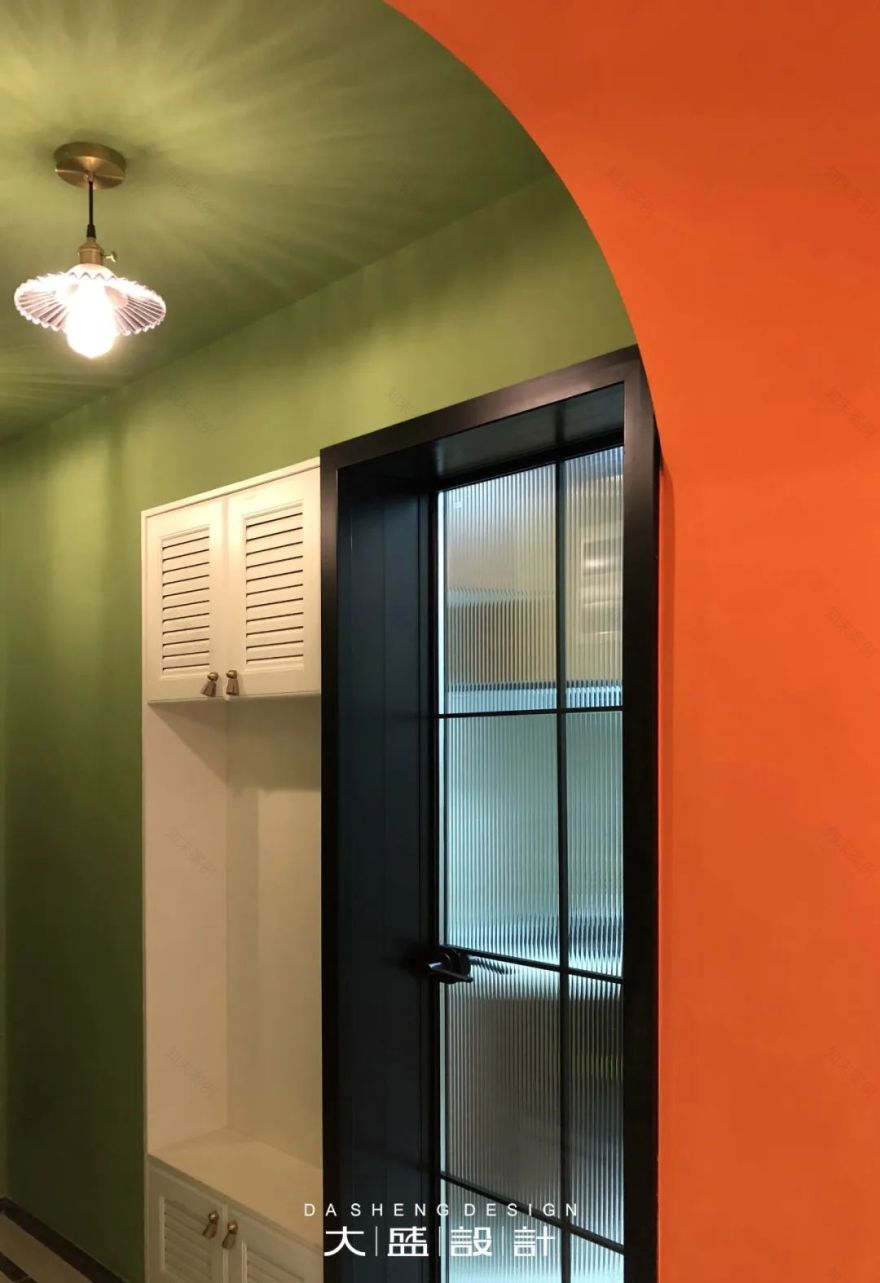 南宁 96㎡孟菲斯风格家居,色彩斑斓的甜蜜空间-51