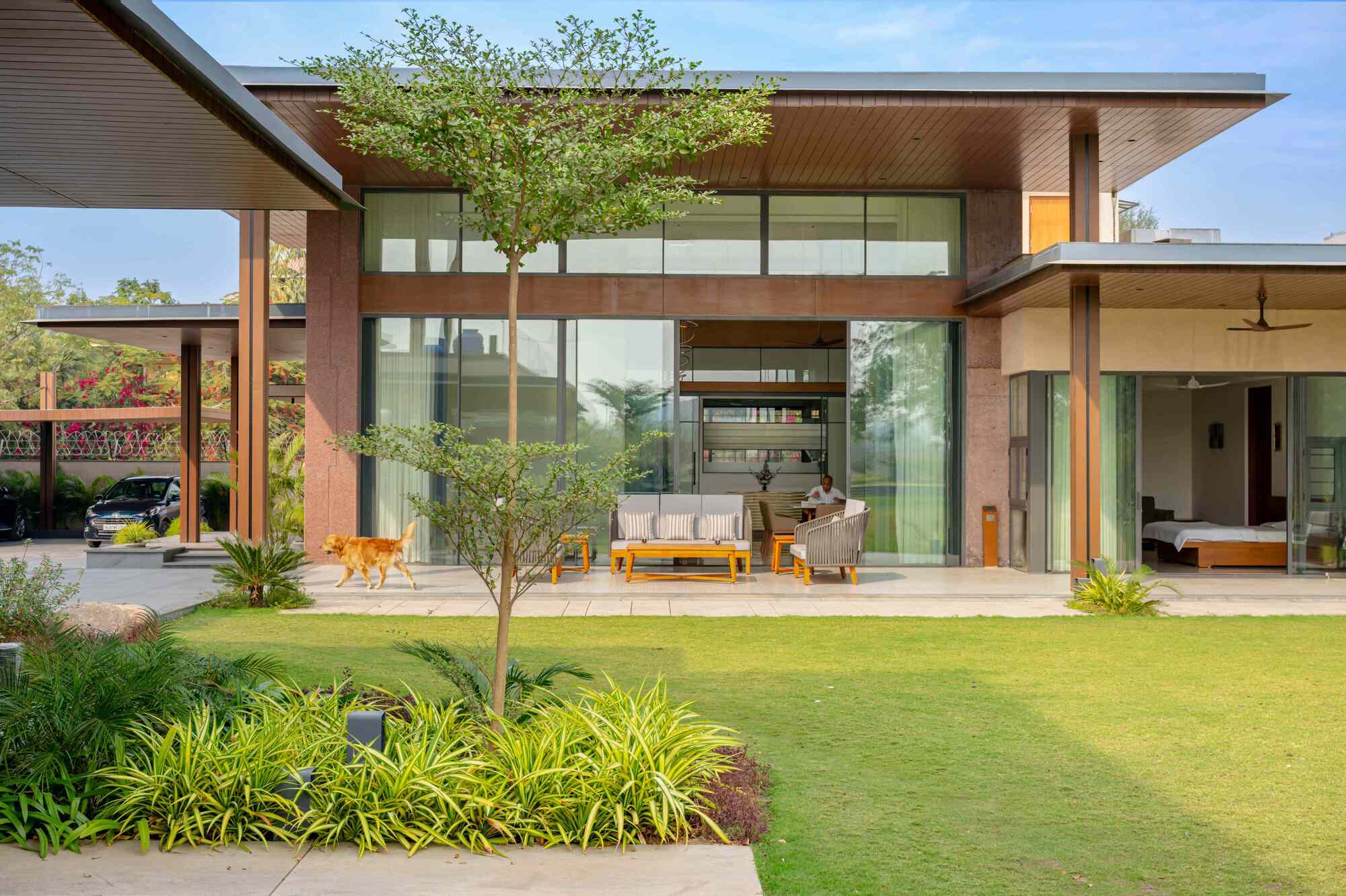 HPA 设计的 Ahmedabad 住宅丨印度丨Hiren Patel Architects-7