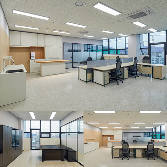 简约清新 40 平办公空间设计-1