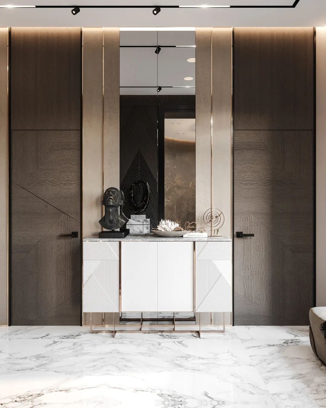 阿塞拜疆巴库现代轻奢公寓设计丨Aytan Guliyeva-35