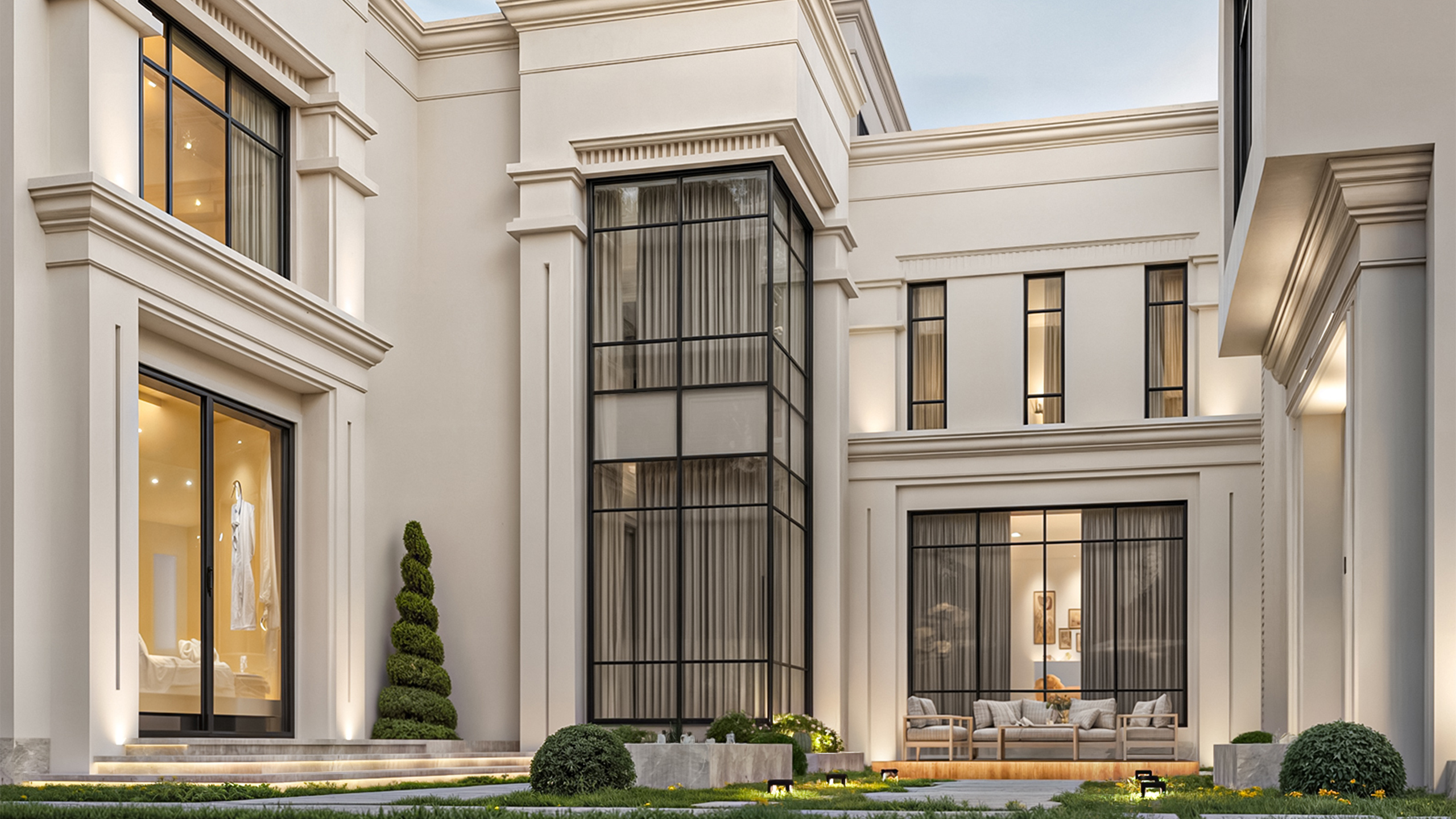 Neo-Classic Luxury Villa | Exterior Design-12