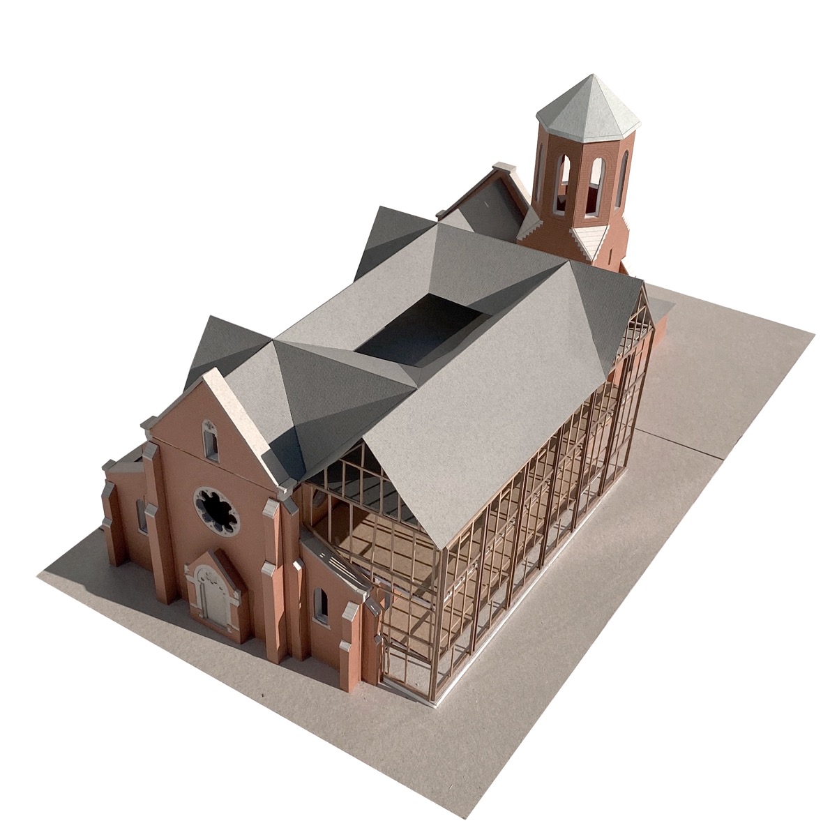 前教堂改造为兼具社区功能的办公楼丨比利时丨OFFICEU architects for urbanity-10