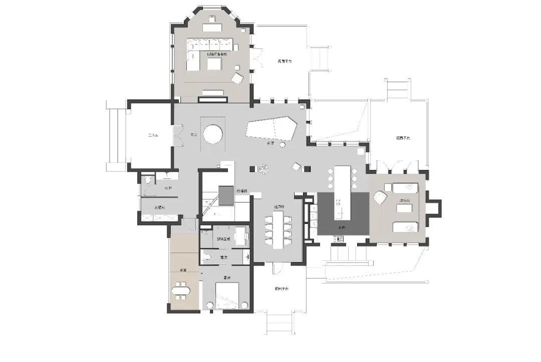 上海绿城玫瑰园800㎡别墅设计丨中国上海丨UDstudio上海悠玓建筑设计咨询有限公司-114