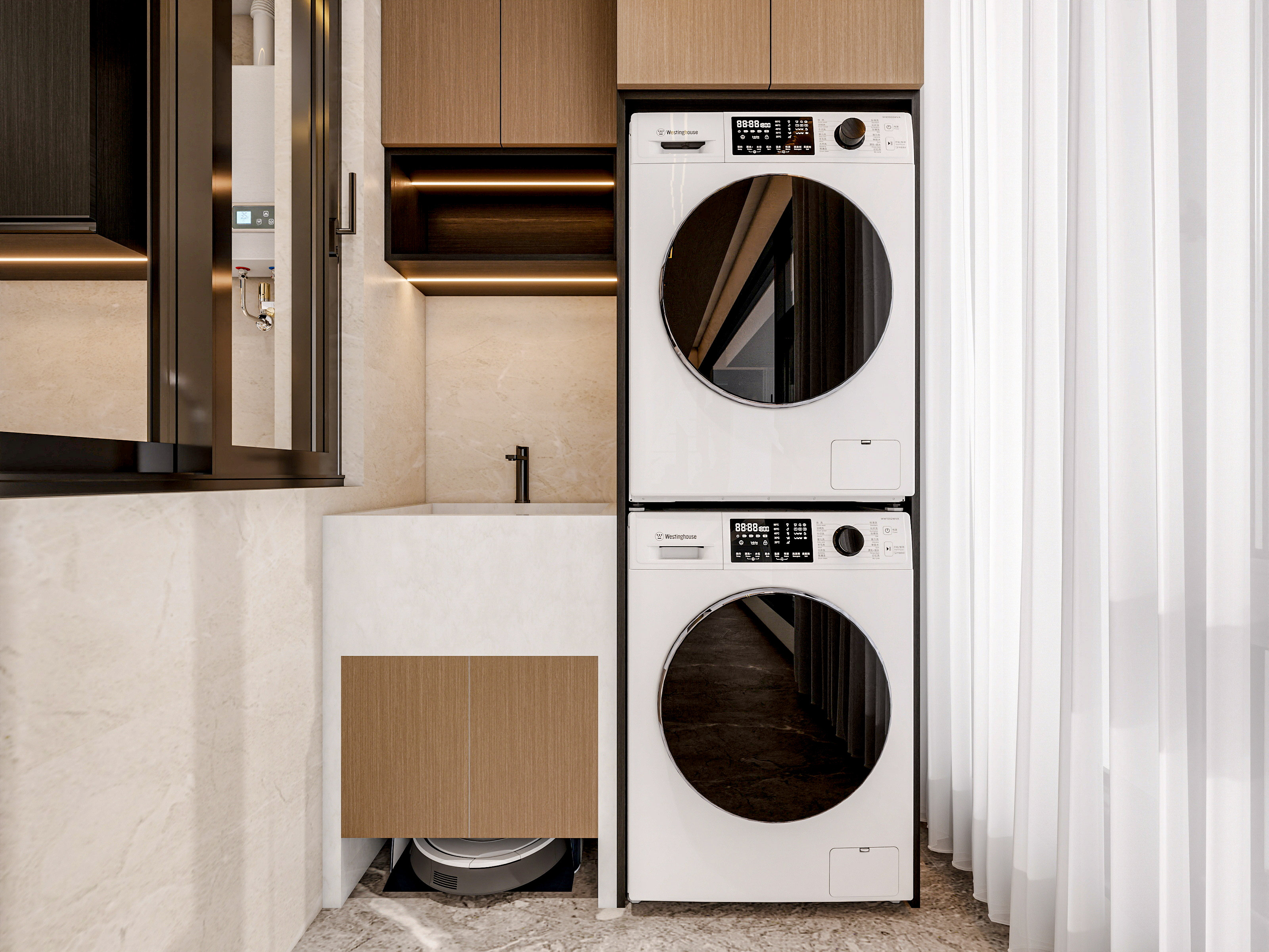 四川成都锦粼湖院二期（118平方意式极简三居室）-27