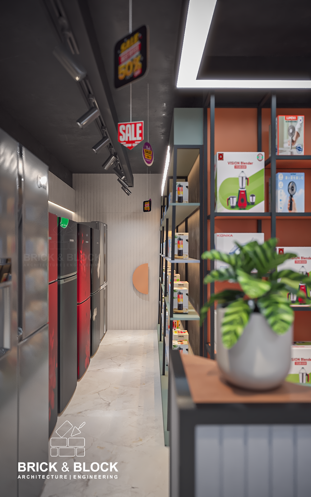 Electronics showroom 3d design-13