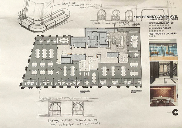 宾夕法尼亚大道上的办公设施丨美国宾夕法尼亚-14
