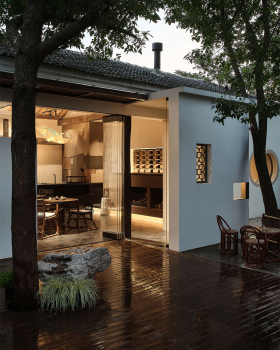 闭门即是深山  半日松风茶空间设计丨中国南京丨南京拙木空间设计