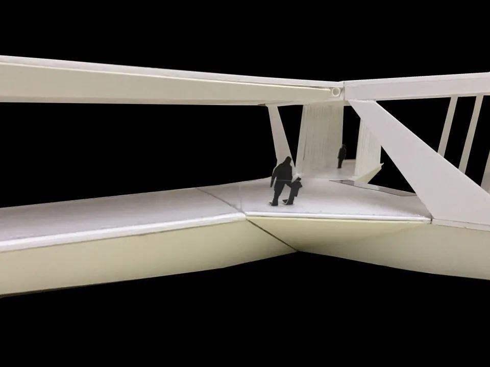 深圳坪山高级中学跨河人行桥 | 结构与空间的美学统一-51