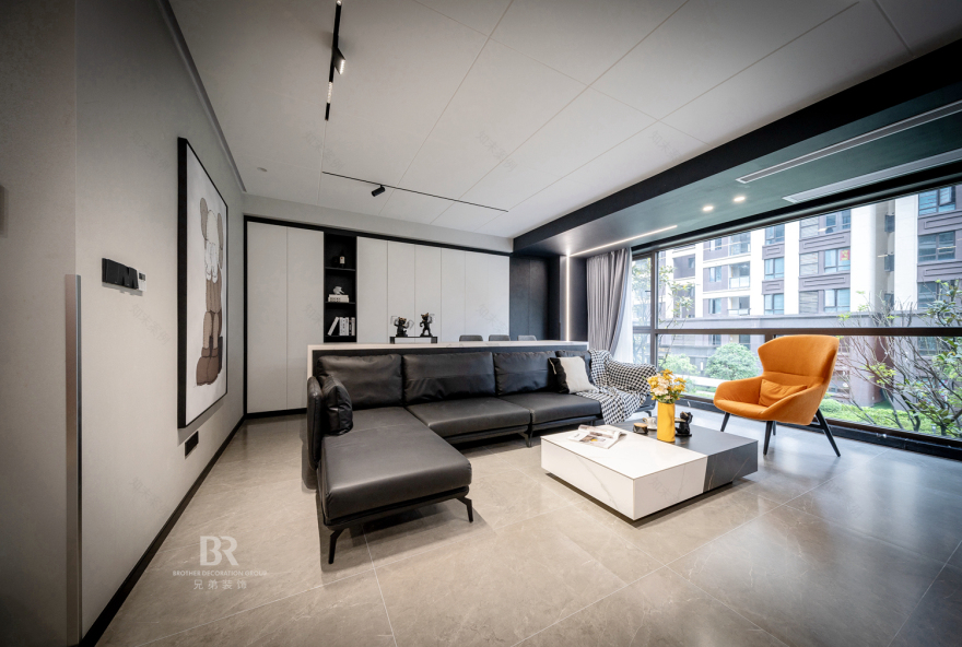 重庆电建洺悦城 130 平现代风格装修设计丨中国重庆丨重庆兄弟装饰公司-9