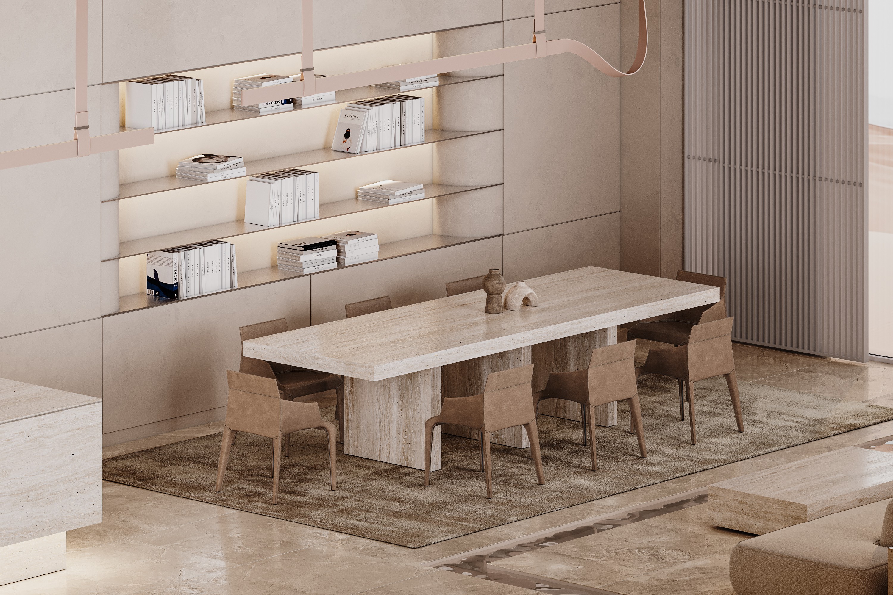 高级素色+木质风 别墅设计！-20