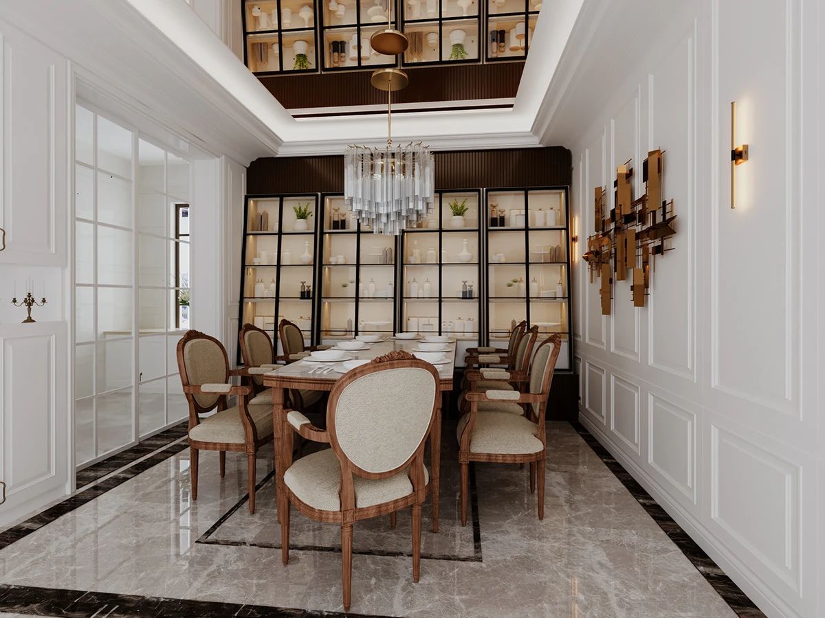 欧式别墅室内设计丨俄罗斯莫斯科-14