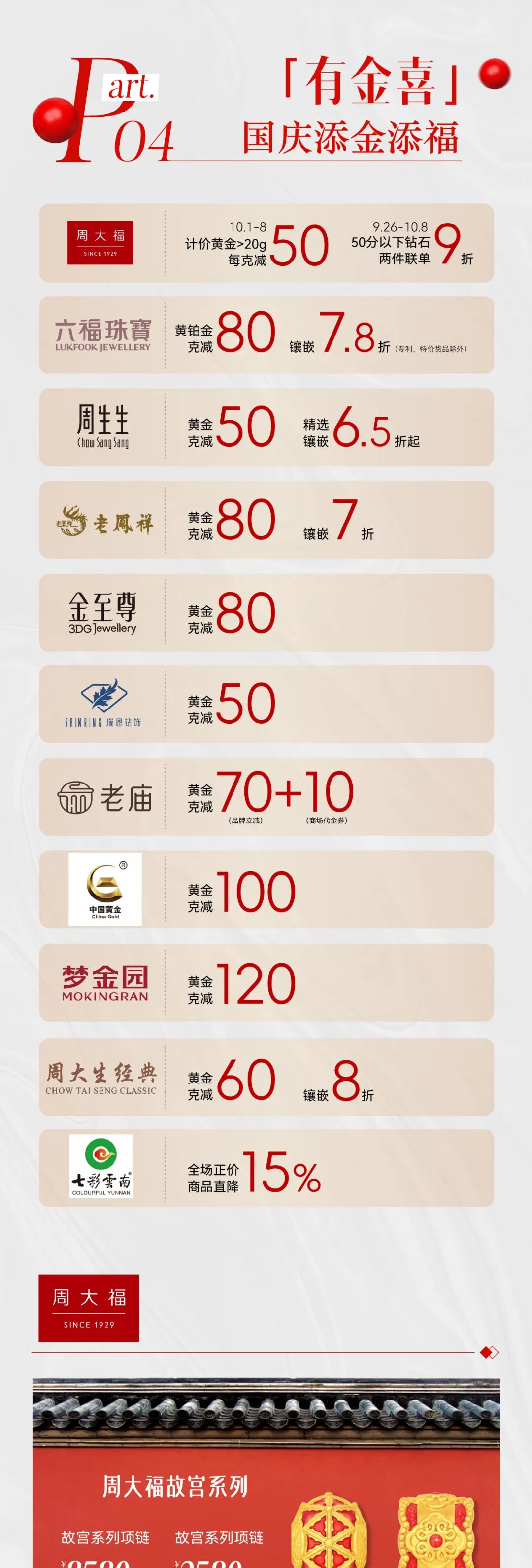 双节惊喜看这里！黄金至高克减120；自然堂大额补贴已就位；国漫展、音乐会、昆虫展齐聚嗨玩小长假！-6