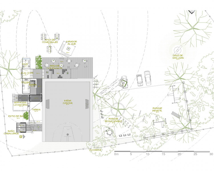 Cerro Mirador旧警察俱乐部改造为包容性公共空间丨委内瑞拉-56