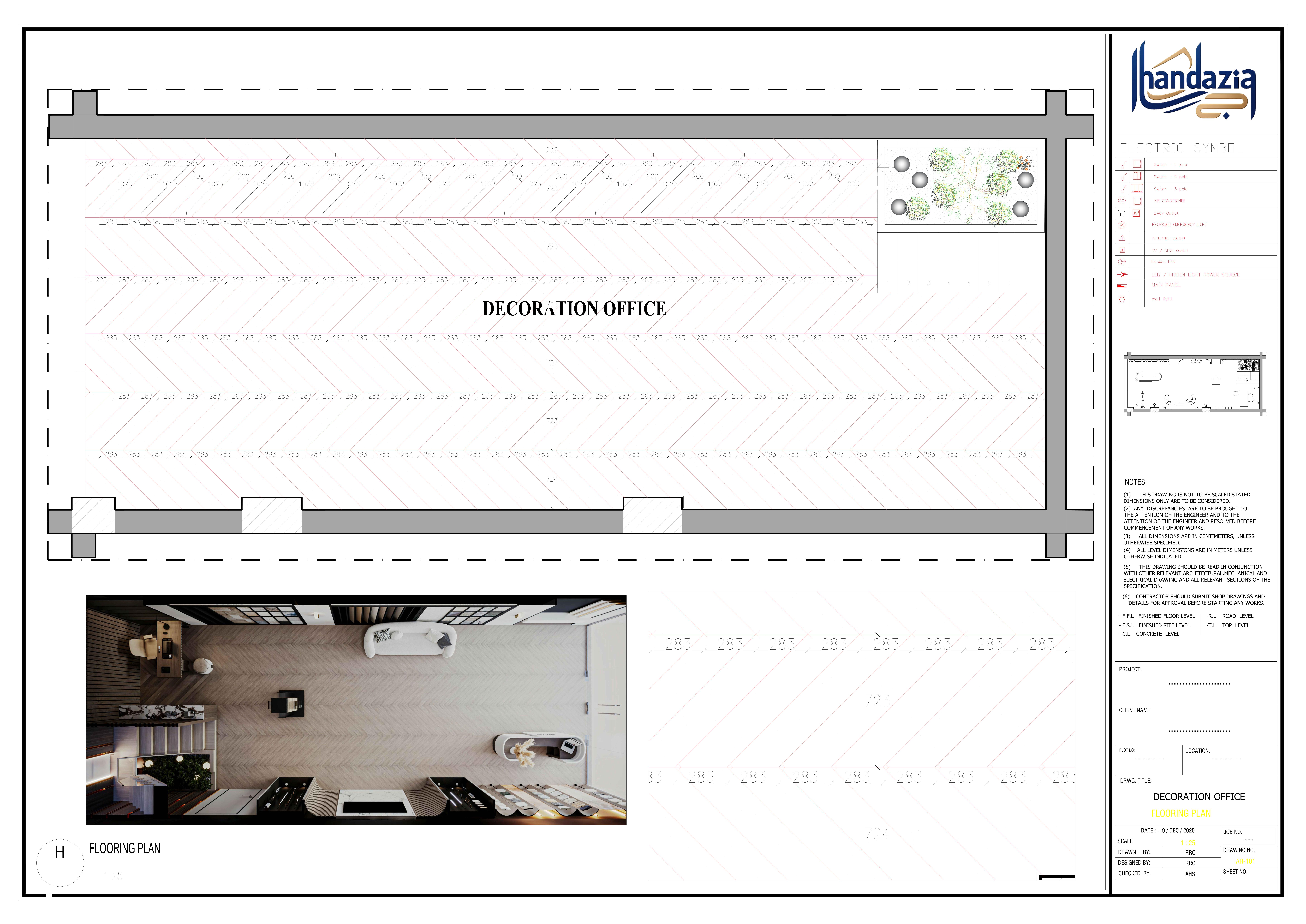 沙特阿拉伯装饰办公室施工图项目丨汉达齐亚集团（Handazia Group）-9