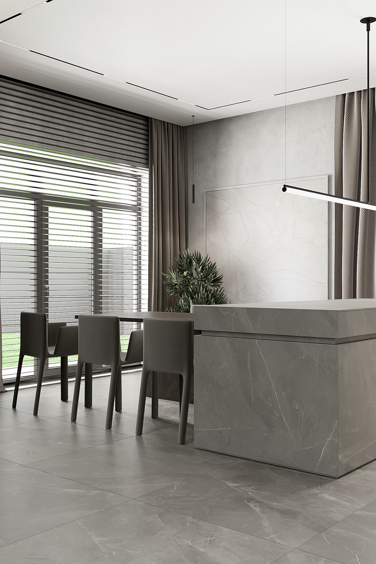 乌克兰基辅350㎡住宅设计 超有设计感！-6