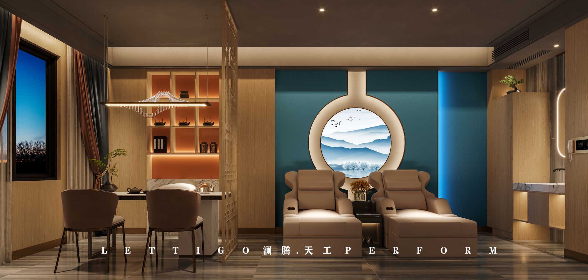 现代中式|足浴会所|SPA养生馆-22