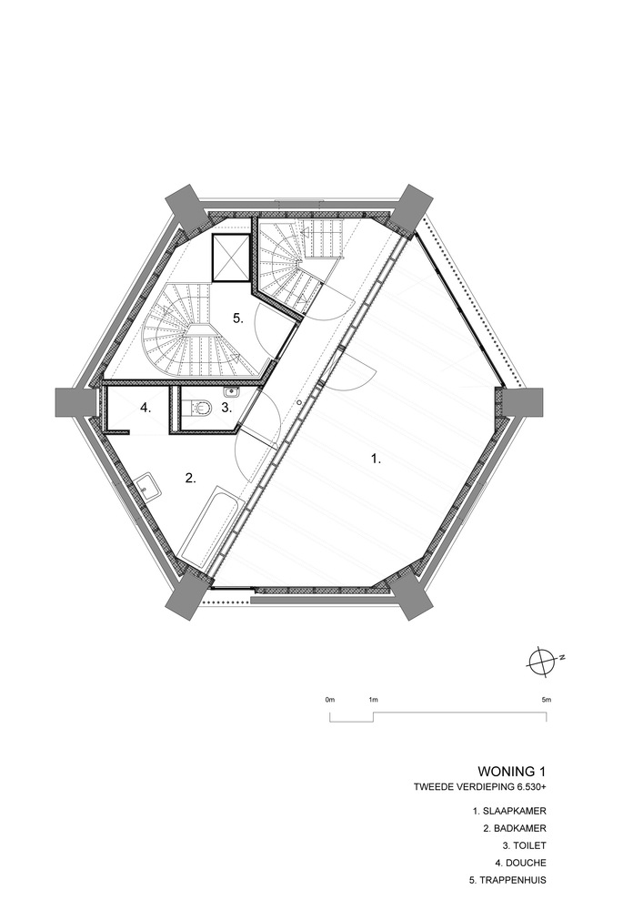 荷兰新莱克兰村水塔住宅丨RV Architecture-53