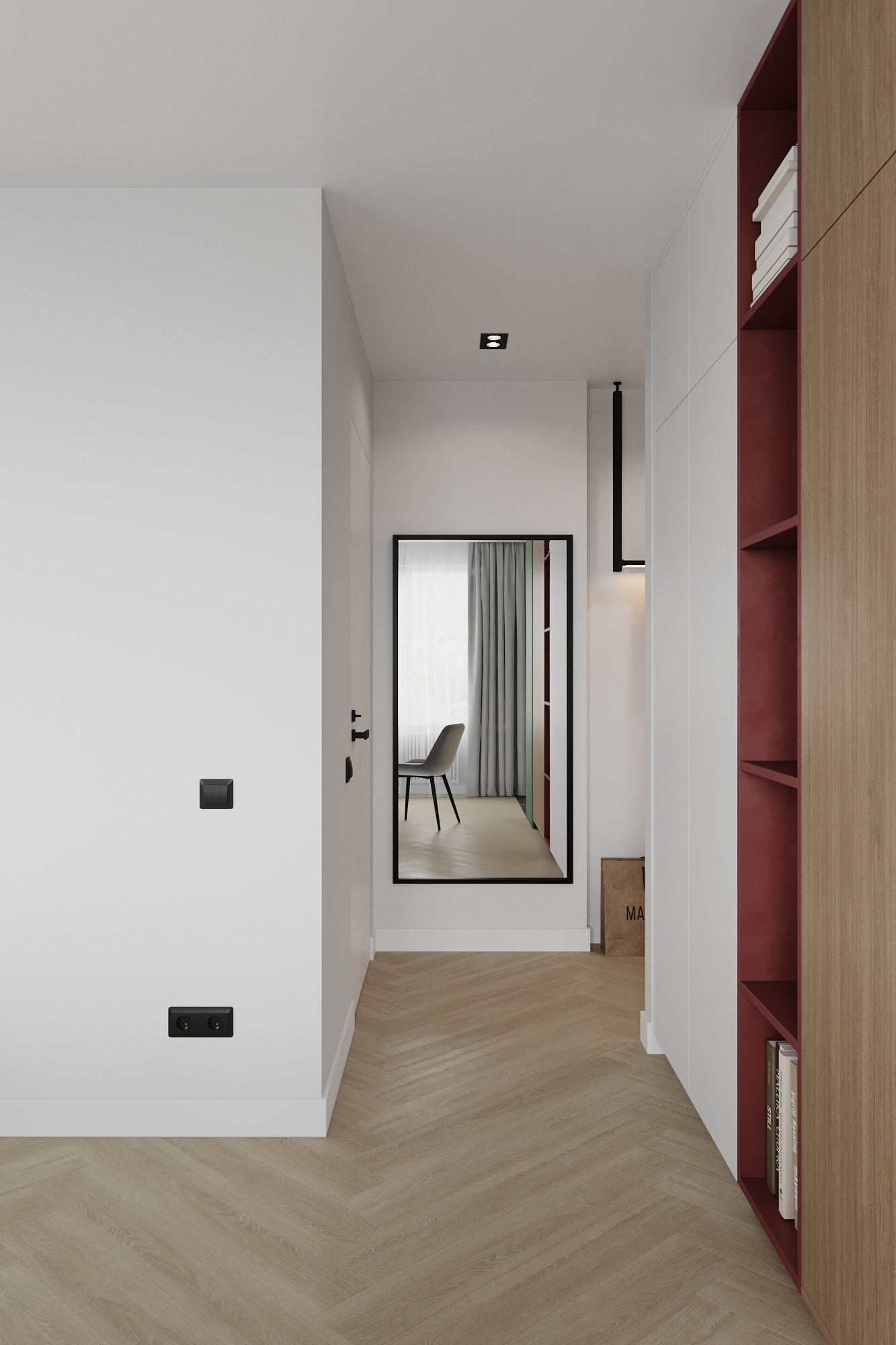 Bright apartment - 3D visualization | Interior design-24