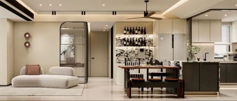 深圳如愿空间设计丨福田 · 益田村74㎡,每一寸空间都讲述着生活的故事-39