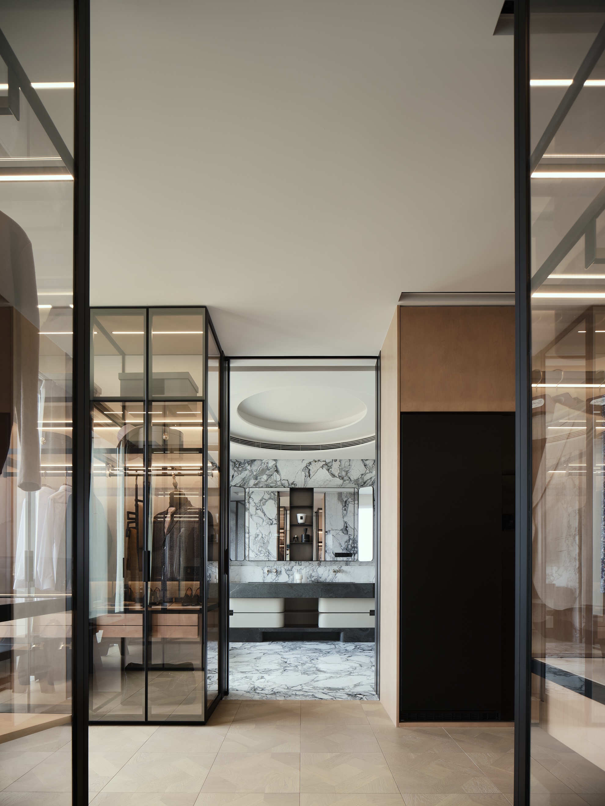 霍英东集团南天名苑复式丨中国广州丨硬装WJID维几设计,软装OPS观致设计-18